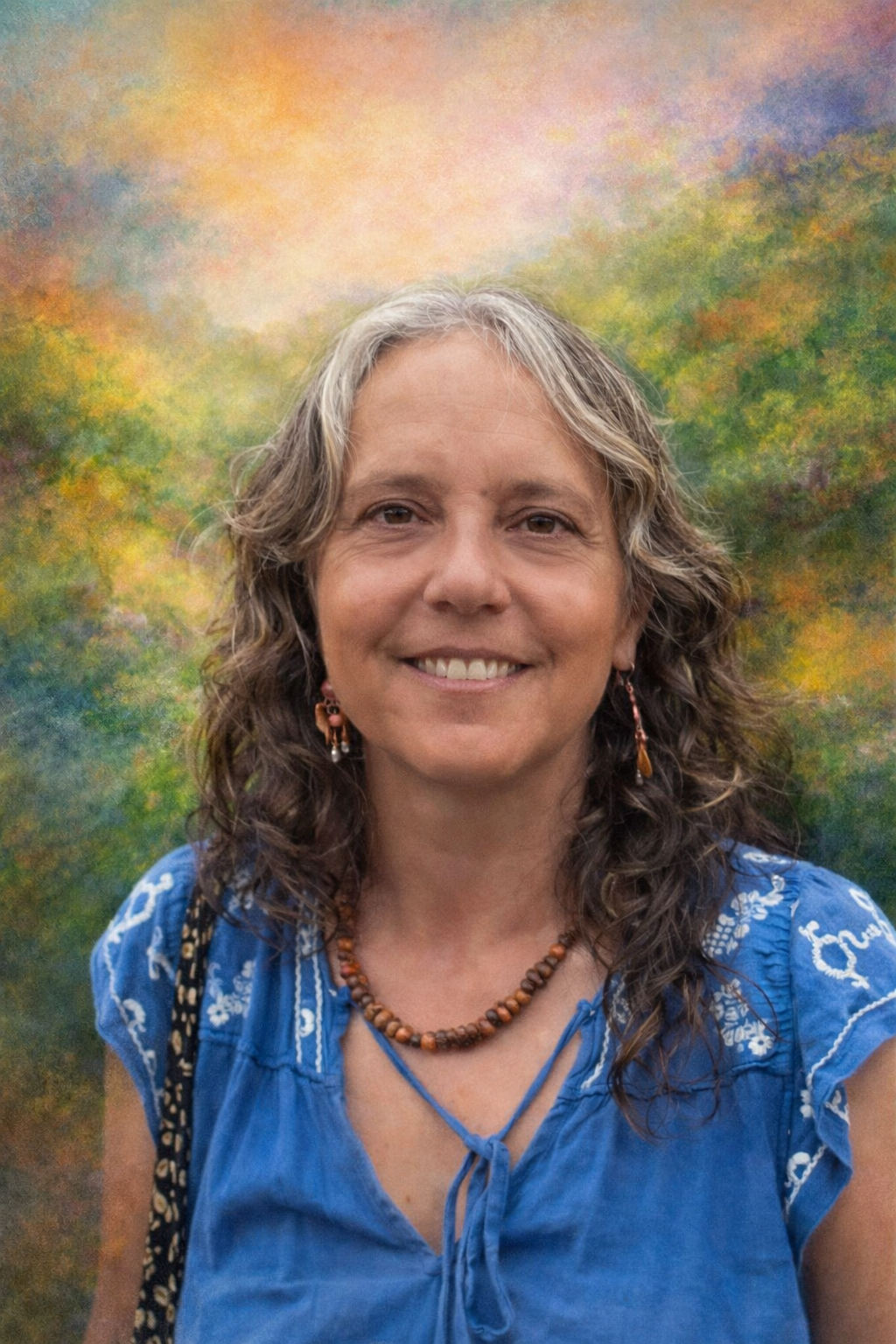 Maestra Claudia de Tlaollin, parte del equipo educativo en escuelas alternativas en Puebla