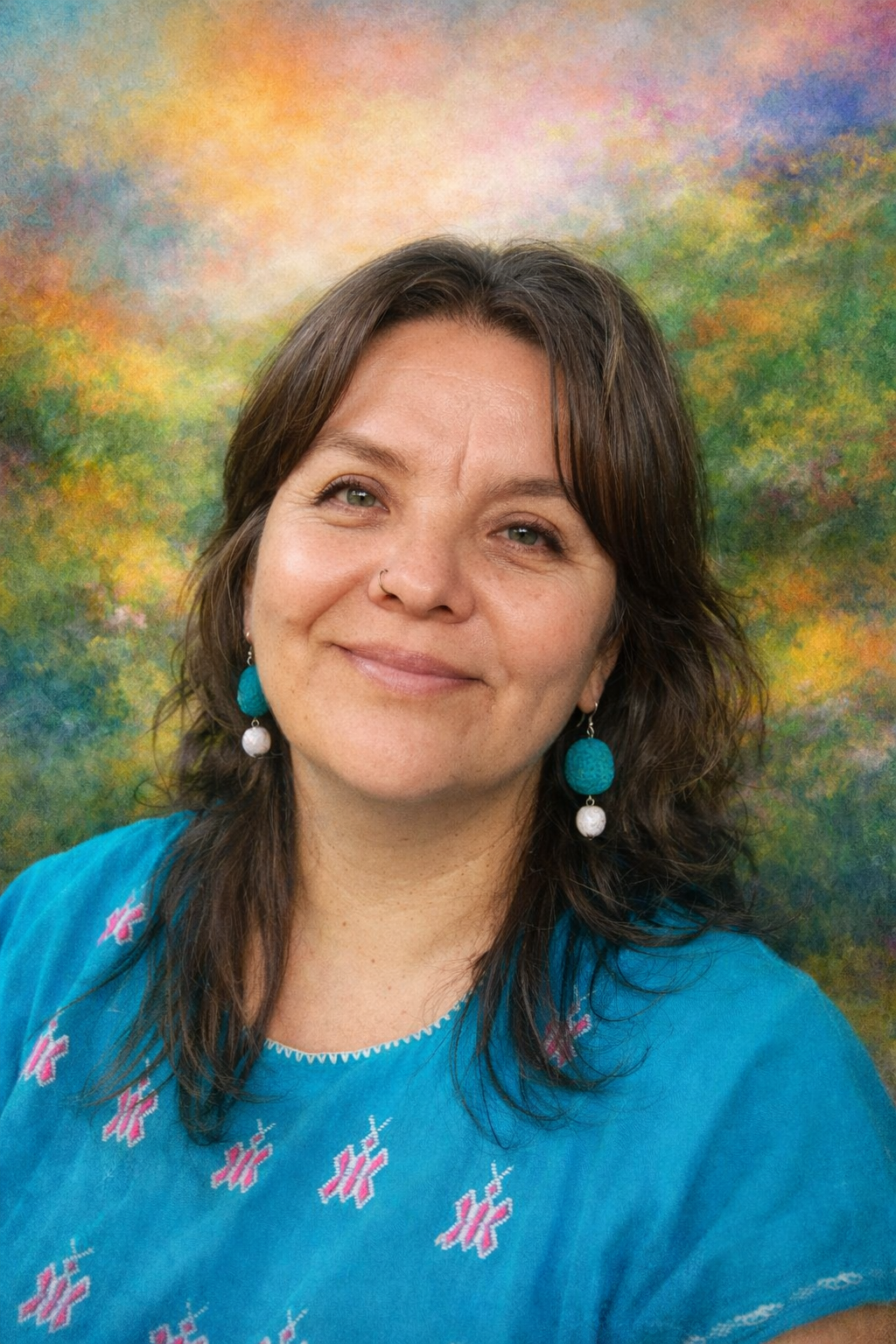 Maestra Felicia de Tlaollin, comunicóloga y educadora en escuelas alternativas en Puebla