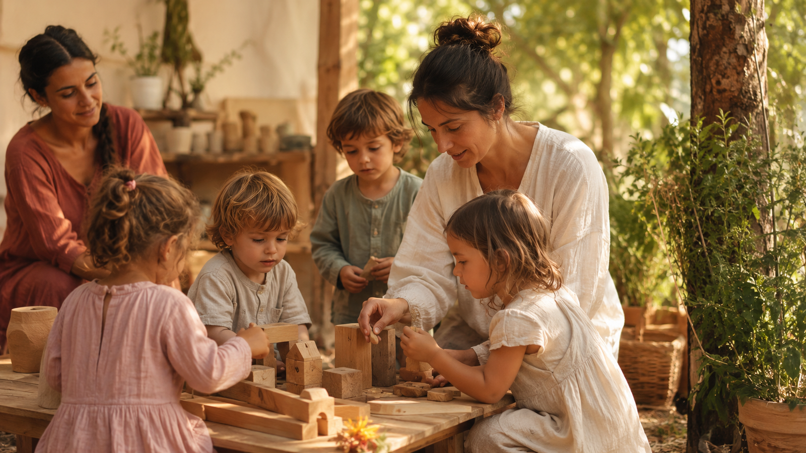 Etapas del desarrollo infantil acompañadas con juego libre y comunidad educativa en Tlaollin Casa de Arte y Crianza.